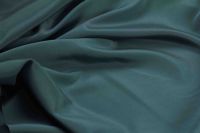 ткань крепдешин бирюзово-синего цвета крепдешин шелк однотонная синяя Италия