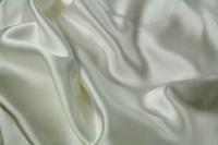 ткань белое атласное кади