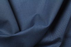 ткань синий хлопок в мелкую клеточку костюмно-плательная хлопок в клетку синяя Италия