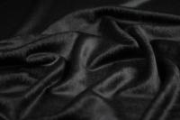 ткань черная пальтовая альпака