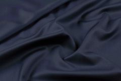 ткань синяя шерсть костюмно-плательная шерсть однотонная синяя Италия