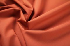 ткань шерстяной поплин с эластаном костюмно-плательная шерсть однотонная оранжевая Италия