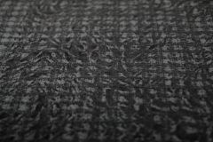 ткань твид шанель серо-черный шанель шерсть в клетку серая Италия