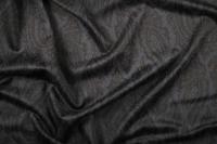 ткань черный кашемир с узором пэйсли