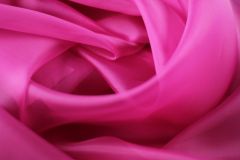 ткань розовая органза (фуксия) органза шелк однотонная розовая Италия