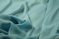 ткань шармуз голубого цвета с оттенком бирюзы