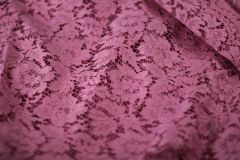 ткань розовое кружево Франция