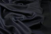 ткань двухслойный, двусторонний  пальтовый кашемир синего и черного цвета