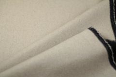 ткань двухсторонний черно-молочной кашемир с шерстью пальтовые кашемир иные черная Италия