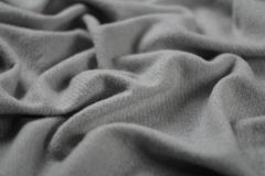 ткань светло-серая шерсть букле с альпакой костюмно-плательная альпака однотонная серая Италия