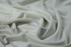 ткань белый шерстяной трикотаж трикотаж шерсть однотонная белая Италия