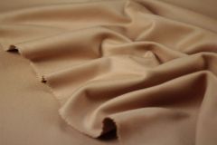 ткань двухслойный кашемир карамельного цвета пальтовые кашемир однотонная бежевая Италия