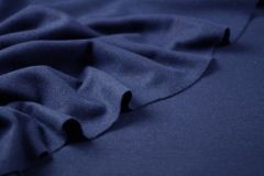 ткань ярко-синий трикотаж из кашемира и шерсти трикотаж кашемир однотонная синяя Италия