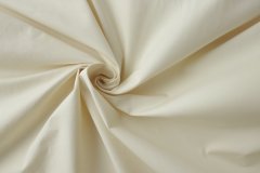 ткань молочная плащевка из хлопка плащевка хлопок однотонная белая Италия