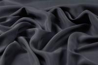 ткань шелковый крепдешин черничного цвета