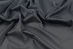 ткань черный матовый хлопок с полиэстером и эластаном костюмно-плательная хлопок однотонная черная Италия