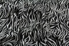 ткань штапель с принтом зебры Италия