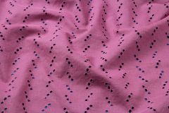ткань розовое шитье из хлопка Италия