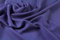 ткань кади дымчато-фиолетовое кади шелк однотонная фиолетовая Италия