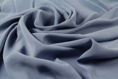 ткань вареная купро голубого цвета костюмно-плательная купра однотонная голубая Италия