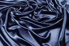 ткань темно-синее кади кади вискоза однотонная синяя Италия