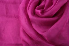 ткань органза цвета фуксии органза шелк однотонная розовая Италия