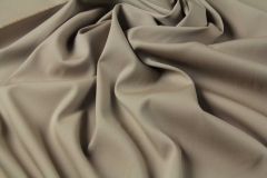 ткань костюмная шерсть песочного цвета с эластаном костюмно-плательная шерсть однотонная бежевая Италия