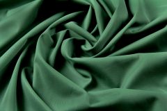 ткань костюмно-плательный хлопок хвойного зеленого цвета костюмно-плательная хлопок однотонная зеленая Италия