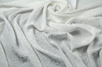 ткань вискоза для шитья белая с жаккардовым рисунком