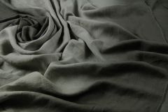 ткань серый лен деграде костюмно-плательная лен иные серая Италия