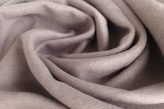 ткань двухслойная пальтовая шерсть с кашемиром пальтовые шерсть однотонная серая Италия