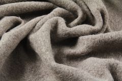 ткань пальтовая альпака с кашемиром и шерстью серо-бежевая пальтовые альпака однотонная коричневая Италия