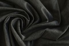 ткань джинсовая ткань черный меланж джинсовая ткань хлопок однотонная черная Италия