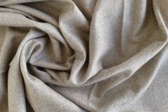 ткань твид из шерсти и кашемира бежево-серого цвета твид шелк однотонная бежевая Италия