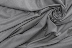 ткань серый кашемир с шелком костюмно-плательная кашемир однотонная серая Италия
