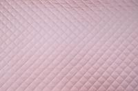 ткань двусторонняя стеганая плащевка нежно-розовая