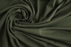 ткань шерстяной трикотаж болотного цвета Италия