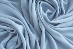 ткань кади светло-голубое кади шелк однотонная голубая Италия