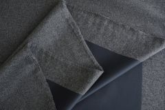 ткань кашемир средне-серого цвета с дублерином пальтовые кашемир однотонная серая Италия