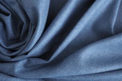 ткань кашемир с шелком пыльно- голубой костюмно-плательная кашемир однотонная голубая Италия
