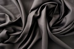 ткань шерсть цвета горького шоколада костюмно-плательная шерсть однотонная коричневая Италия