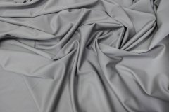 ткань шерсть с эластаном теплого серого цвета костюмно-плательная шерсть однотонная серая Италия