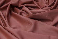 ткань шерсть с эластаном бруснично-кофейного цвета костюмно-плательная шерсть однотонная коричневая Италия