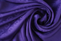 ткань подклад  из вискозы сливово-фиолетового цвета Италия
