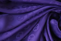 ткань подклад  из вискозы сливово-фиолетового цвета