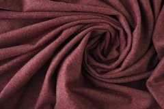 ткань трикотаж бордовый меланж костюмно-плательная кашемир однотонная бордовая Италия