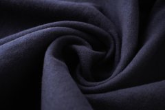 ткань пальтовая двухслойная шерсть фиолетово-синего цвета пальтовые шерсть однотонная синяя Италия