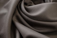 ткань темно-серый кашемир с кофейным оттенком пальтовые кашемир однотонная серая Италия