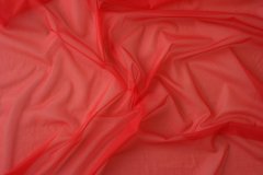 ткань клеевая ткань красная флизелин полиэстер однотонная красная Италия