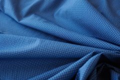 ткань синий рубашечный хлопок с мелким узором сорочечная хлопок иные синяя Италия
